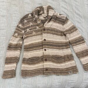 Denim & Supply Ralph Lauren Stars & Stripes Shawl Collar Cardigan M